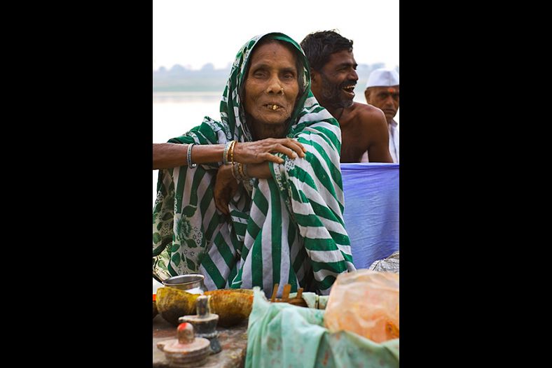 Woman on the Ghats