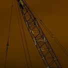 Crane at Night
