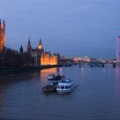 The Thames at sunset
