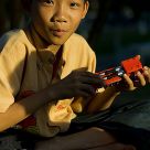 Boy With a Firetruck