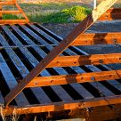 Cattle Guard at Sunset