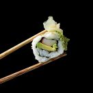 Sushi with Chop Sticks
