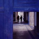 Through the blue gate