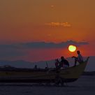 Sunset at lingayen