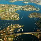 Aerial View of Sydney:Gladesville Bridge