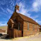 Steeple in a Desert Sky
