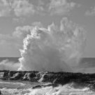 Crashing Wave B&W