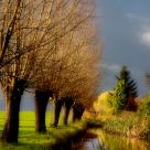 Sun trough storm window