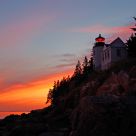 Fire in the Sky at Bass Harbor