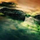 Water errupting