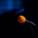 Microphone on the stage