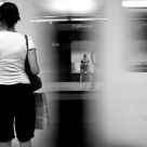 En el metro