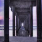 Piering into the sunset