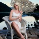 Jung girl by the river