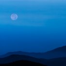 Moon Over the Blue Ridge