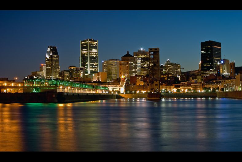 Montreal at dusk
