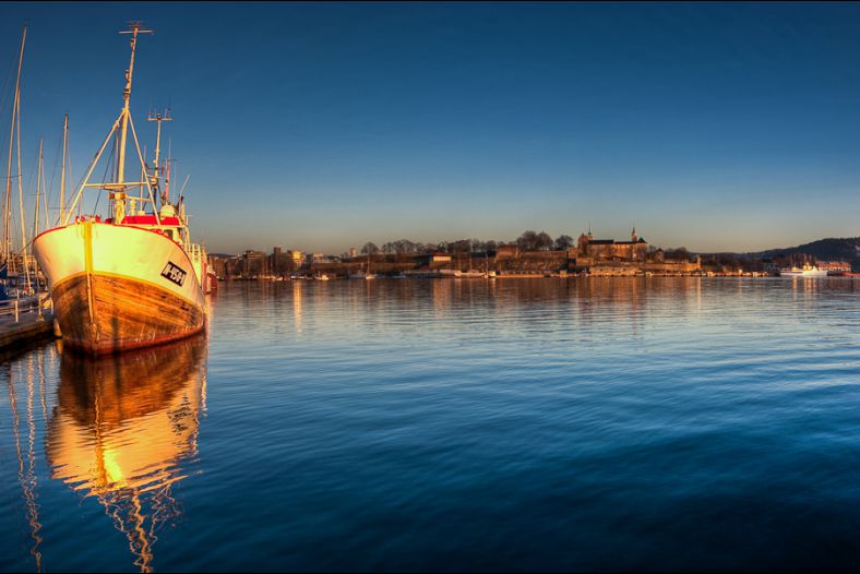 Local shrimp trawler
