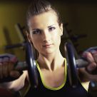 in the gym