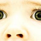 2 green eye