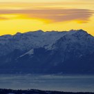 Sunset in the valley