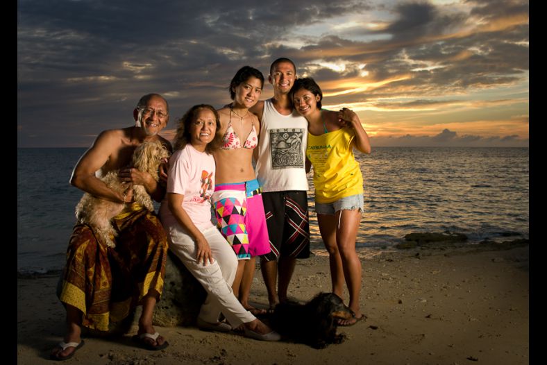 Family at the Beach
