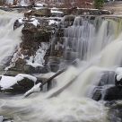 Resica Falls at Sundown