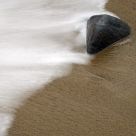 Foamy Wave and a Rock