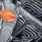 Frozen puddle