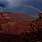 Rainbow over Dead Horse Point