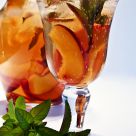 Mint Nectarine Iced Tea