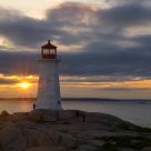 Sunset at Peggy's Cove