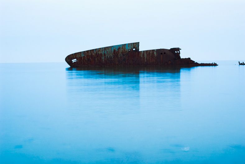 Aground
