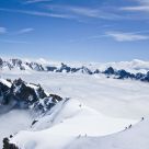 Climbers in Mont Blanc