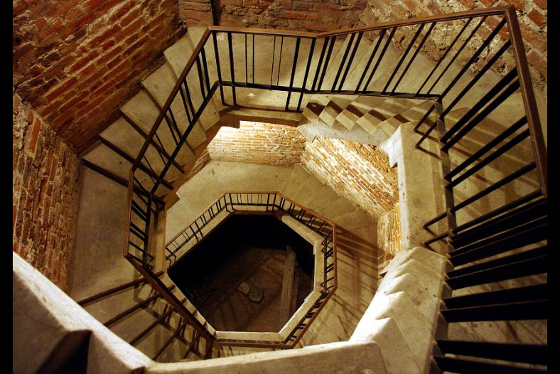 Inside the old tower