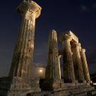 August full moon in Ancient Corinth