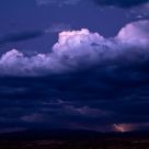 Alpenglow and Lightning