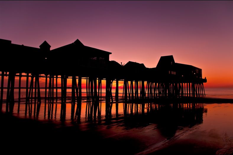 Just Before Sunrise at the Pier