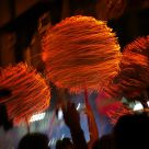 Traditional Fire Dragon Dance in HK