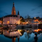 Breda harbor in the early evening