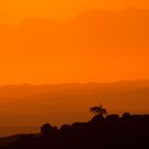 Sunset over Namibia