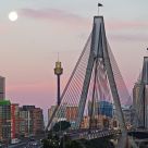 Anzac Bridge at Dusk