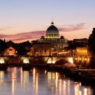 Puesta de sol en el Vaticano / Sunset at the Vatican