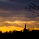 Sunset over Opheusden