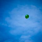 In the air