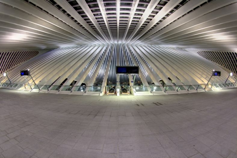 The TGV Train Station in Liège