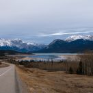 Mountain, Road & Lake