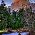 Sunset at Half Dome