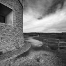 The old tower in the clouds