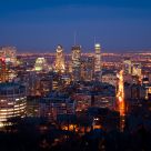 Montreal Downtown at dusk
