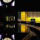 Fountain Night Reflections